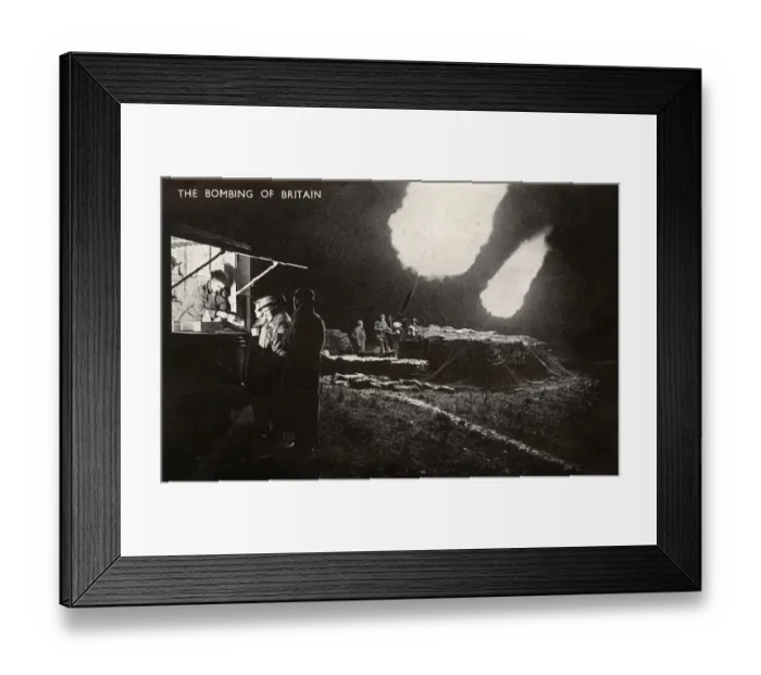 Framed Print : Canteen van - tea for anti-aircraft gun crew Framed Print : Canteen van - tea for anti-aircraft gun crew