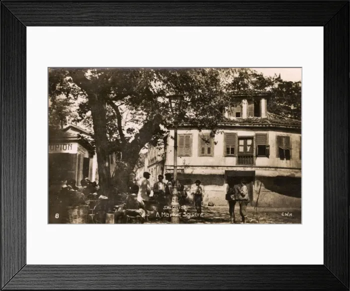 Framed Print : Thessaloniki, Greece - Market Square Framed Print : Thessaloniki, Greece - Market Square