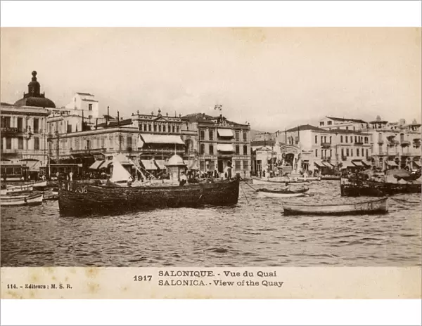 Thessaloniki, Greece - View of the Quayside