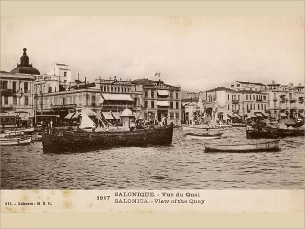 Thessaloniki, Greece - View of the Quayside