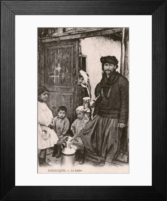 Framed Print : Thessaloniki, Greece - Milk Seller Framed Print : Thessaloniki, Greece - Milk Seller