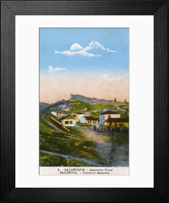 Framed Print : Thessaloniki, Greece - The Turkish Quarter Framed Print : Thessaloniki, Greece - The Turkish Quarter