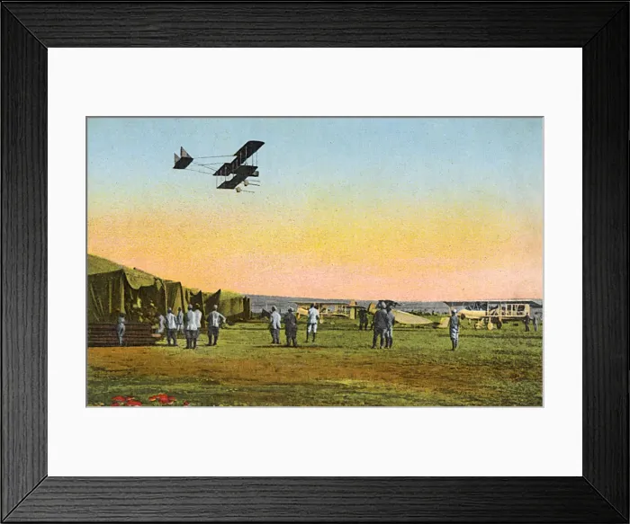Framed Print : WW1 - Thessaloniki, Greece - French Farman Aircraft Squadron Framed Print : WW1 - Thessaloniki, Greece - French Farman Aircraft Squadron
