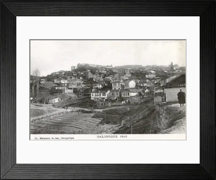 Framed Print : Thessaloniki, Greece - Turkish Quarter and Citadel Framed Print : Thessaloniki, Greece - Turkish Quarter and Citadel