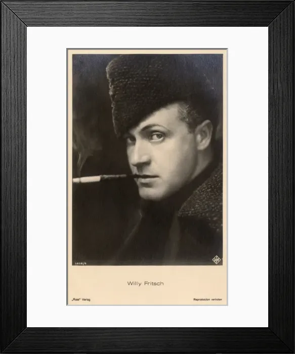 Framed Print : Willy Fritsch - German Film and stage actor Framed Print : Willy Fritsch - German Film and stage actor