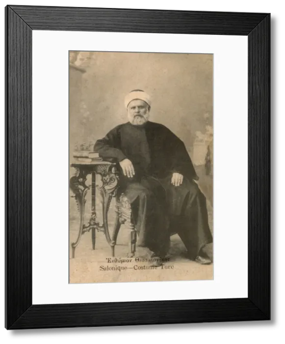 Framed Print : Thessaloniki - Gentleman in traditional Turkish Costume Framed Print : Thessaloniki - Gentleman in traditional Turkish Costume