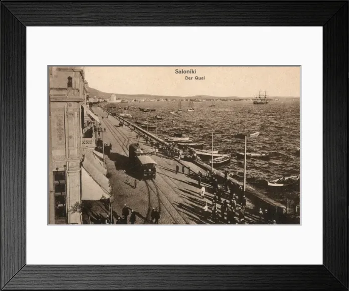 Framed Print : Thessaloniki - The Waterfront - Quayside Framed Print : Thessaloniki - The Waterfront - Quayside