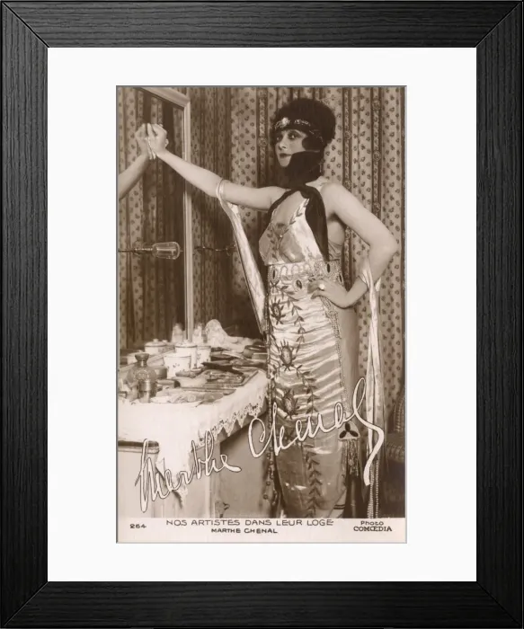Framed Print : Marthe Chenal - French operatic soprano Framed Print : Marthe Chenal - French operatic soprano