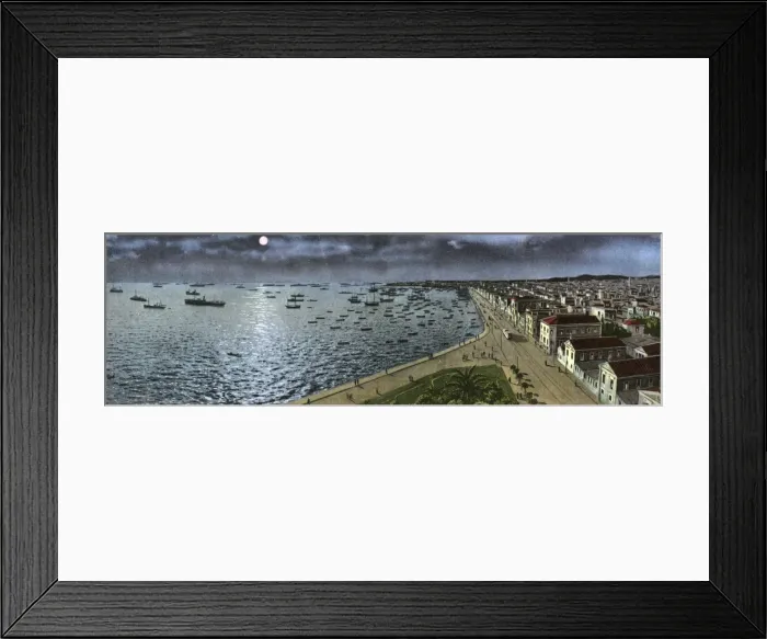 Framed Print : Thessaloniki, Greece - Panorama from White Tower Framed Print : Thessaloniki, Greece - Panorama from White Tower