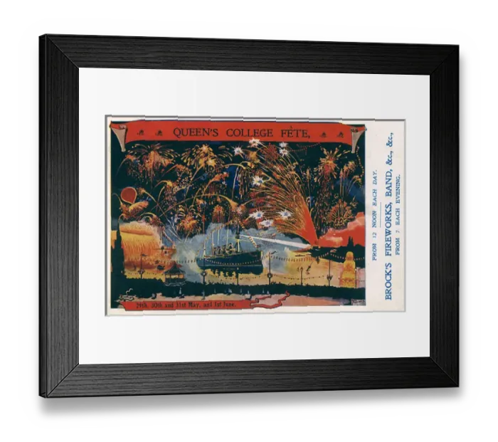 Framed Print : Queen College Belfast - Fete of 1907 Framed Print : Queen College Belfast - Fete of 1907