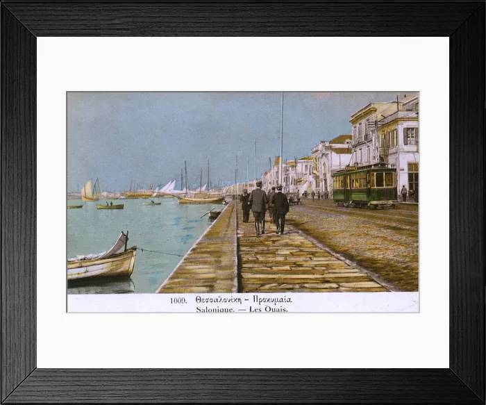 Framed Print : Thessaloniki, Greece - The Quayside Framed Print : Thessaloniki, Greece - The Quayside