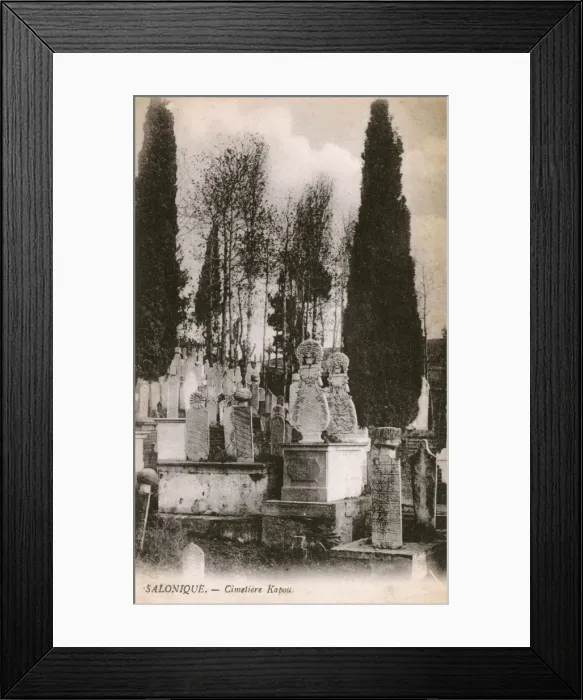 Framed Print : Thessaloniki, Greece - Kapou Turkish Cemetery Framed Print : Thessaloniki, Greece - Kapou Turkish Cemetery