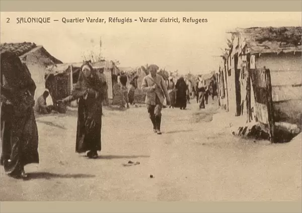 WW1 - Thessaloniki, Greece - Refugee Camp - Vardar District