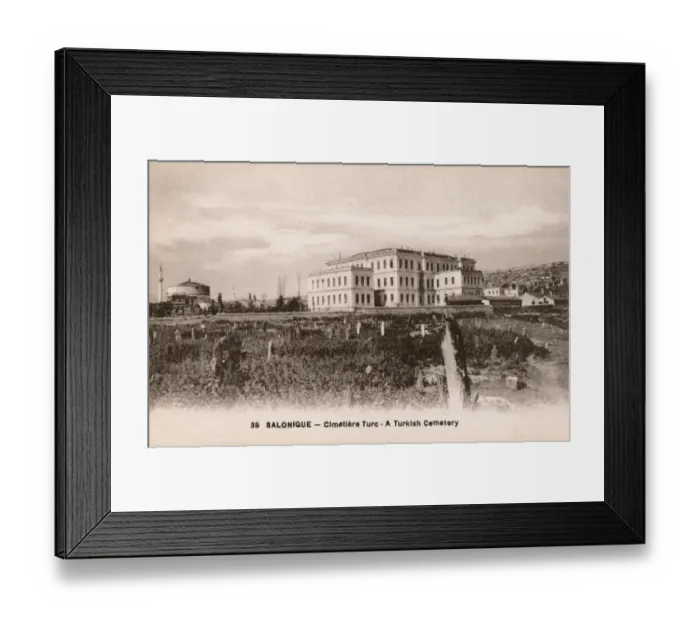 Framed Print : Thessaloniki, Greece - Turkish Cemetery Framed Print : Thessaloniki, Greece - Turkish Cemetery