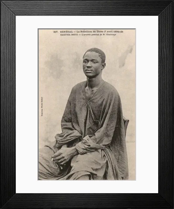 Framed Print : Senegal - The rebellion at Thies - Sarithia Dieye Framed Print : Senegal - The rebellion at Thies - Sarithia Dieye