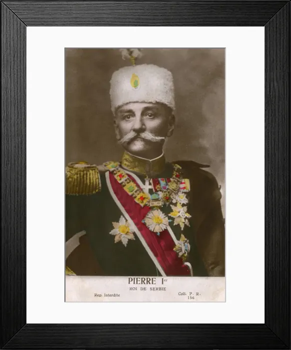 Framed Print : King Peter I of Serbia Framed Print : King Peter I of Serbia
