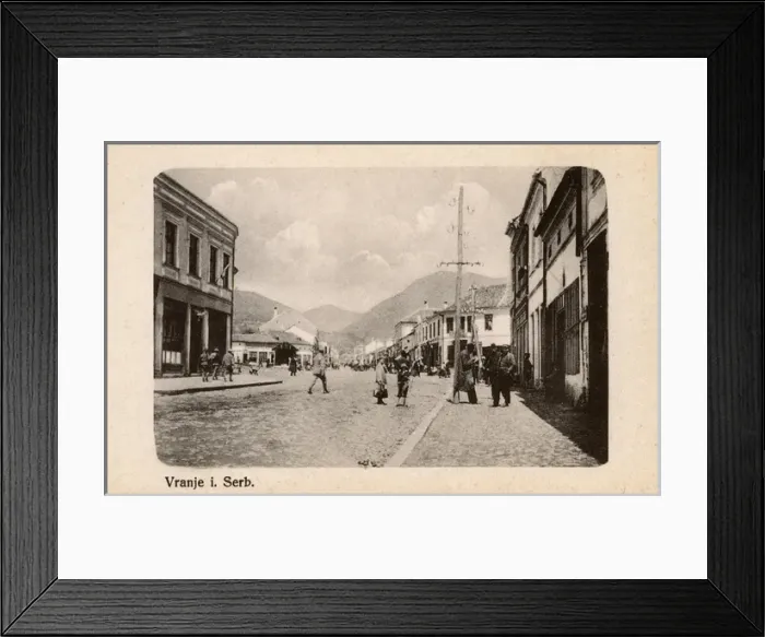Framed Print : Serbia - Vranje - Street Scene Framed Print : Serbia - Vranje - Street Scene