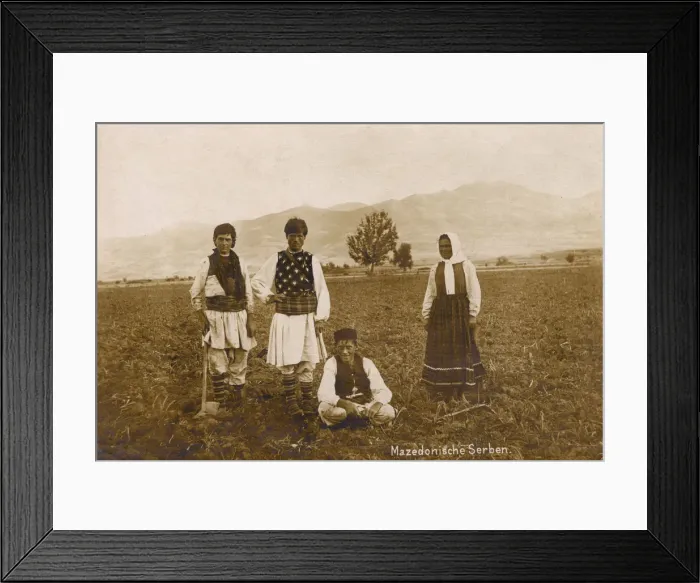 Framed Print : Macedonian Countryfolk Framed Print : Macedonian Countryfolk