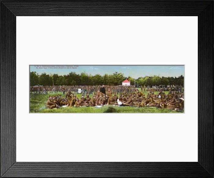 Framed Print : WW1 - Crown Prince Alexander at the Banjica camp, Serbia Framed Print : WW1 - Crown Prince Alexander at the Banjica camp, Serbia