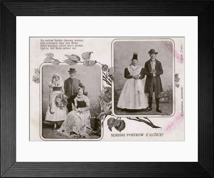 Framed Print : Traditional Country Costumes - Serbia Framed Print : Traditional Country Costumes - Serbia