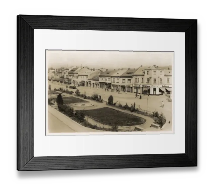 Framed Print : Slovakia - Zvolen - street scene Framed Print : Slovakia - Zvolen - street scene