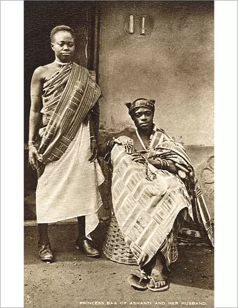 Princess Baa of the Ashanti and her husband - Ghana