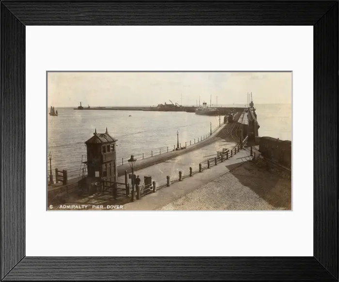 Framed Print : Admiralty Pier, Dover, Kent, England Framed Print : Admiralty Pier, Dover, Kent, England