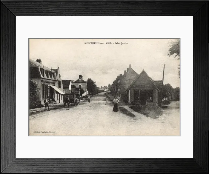 Framed Print : France, Pas-de-Calais Department - Montreuil-sur-Mer Framed Print : France, Pas-de-Calais Department - Montreuil-sur-Mer