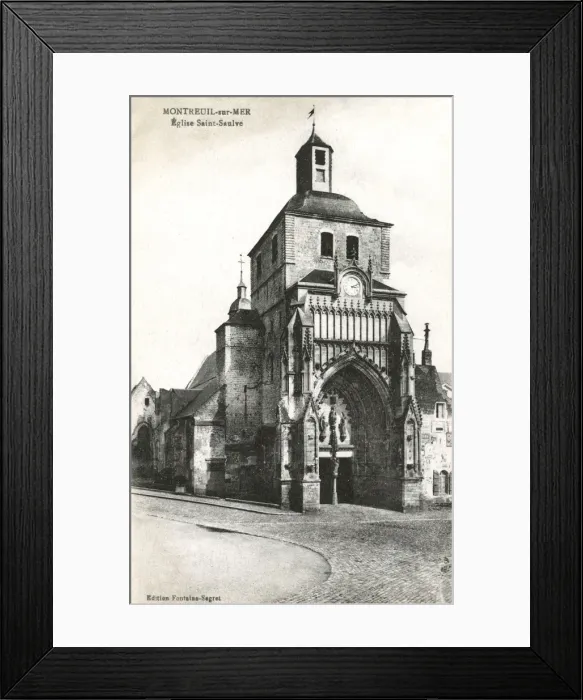 Framed Print : France, Pas-de-Calais Department - Montreuil-sur-Mer Framed Print : France, Pas-de-Calais Department - Montreuil-sur-Mer