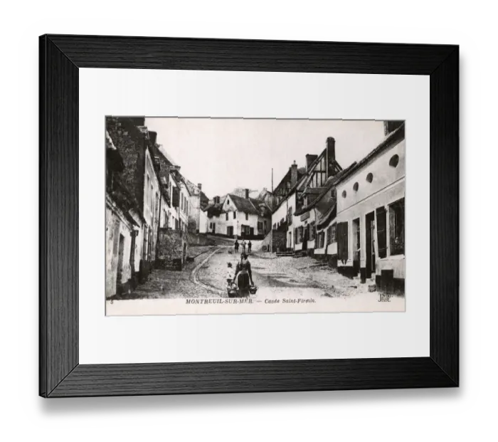 Framed Print : France, Pas-de-Calais Department - Montreuil-sur-Mer Framed Print : France, Pas-de-Calais Department - Montreuil-sur-Mer