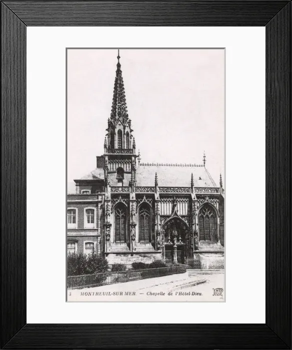 Framed Print : France, Pas-de-Calais Department - Montreuil-sur-Mer Framed Print : France, Pas-de-Calais Department - Montreuil-sur-Mer