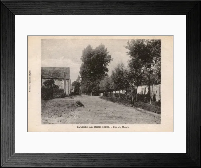 Framed Print : France, Pas-de-Calais Department - Ecuires sous-Moutreuil Framed Print : France, Pas-de-Calais Department - Ecuires sous-Moutreuil