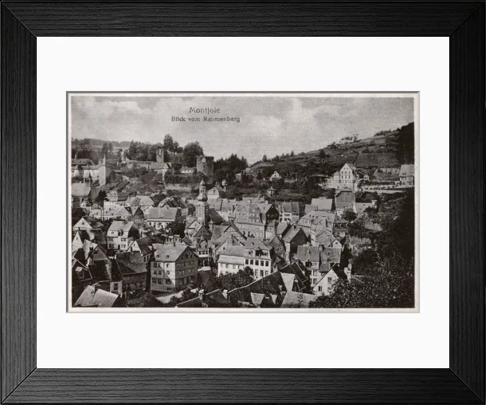 Framed Print : Germany - Monschau - Eifel Region - View from Rahmenberg Framed Print : Germany - Monschau - Eifel Region - View from Rahmenberg