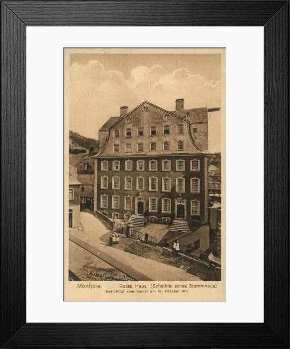 Framed Print : Germany - Monschau - Eifel Region - The Red House Framed Print : Germany - Monschau - Eifel Region - The Red House