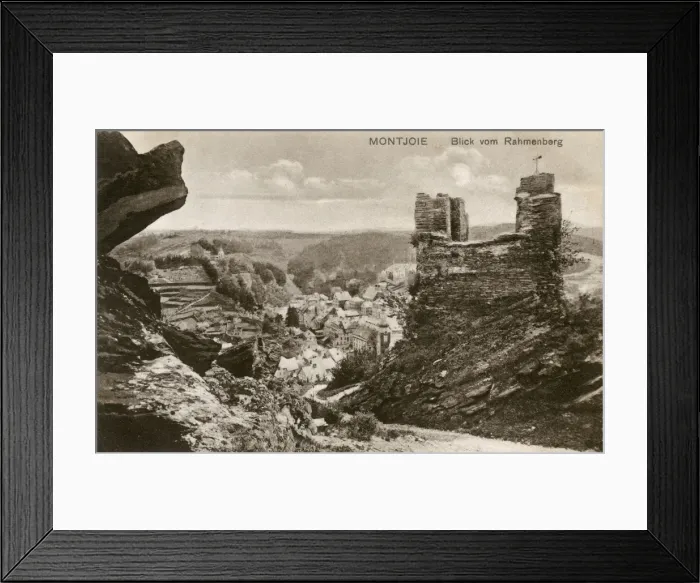 Framed Print : Germany - Monschau - Eifel Region - View from Rahmenberg Framed Print : Germany - Monschau - Eifel Region - View from Rahmenberg