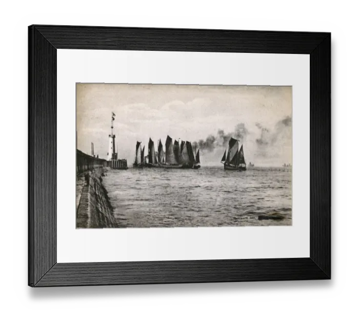 Framed Print : France - Departure of the Herring Fleet - Boulogne-sur-mer Framed Print : France - Departure of the Herring Fleet - Boulogne-sur-mer