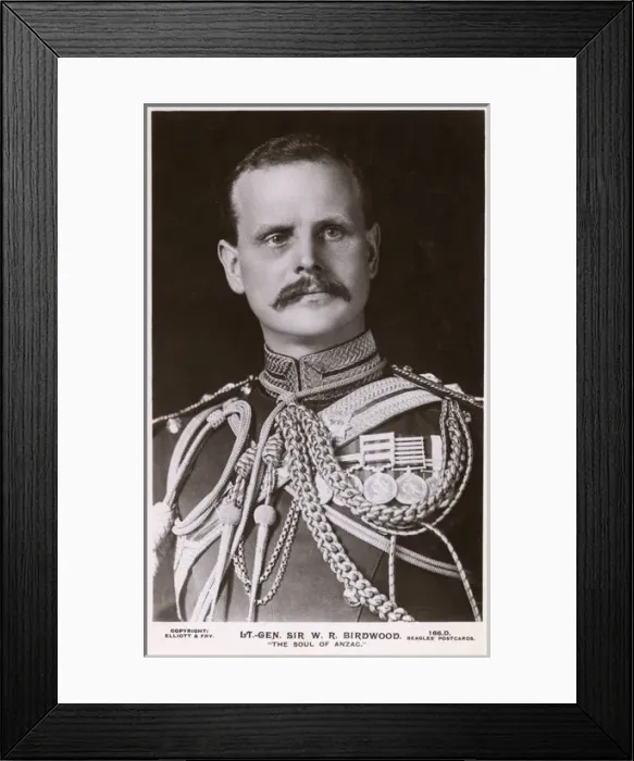 Framed Print : Field Marshal William Riddell Birdwood, 1st Baron Birdwood Framed Print : Field Marshal William Riddell Birdwood, 1st Baron Birdwood
