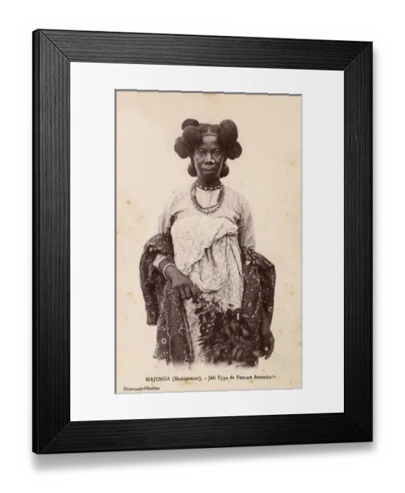 Framed Print : Antankarana woman from Mahajanga, Madagascar Framed Print : Antankarana woman from Mahajanga, Madagascar