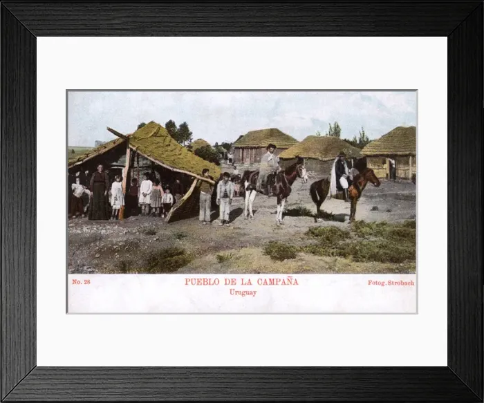 Framed Print : A Country Village in Uruguay Framed Print : A Country Village in Uruguay