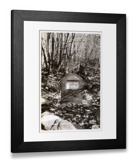 Framed Print : Skagway, Alaska - Grave of J R Soapy Smith II Framed Print : Skagway, Alaska - Grave of J R Soapy Smith II
