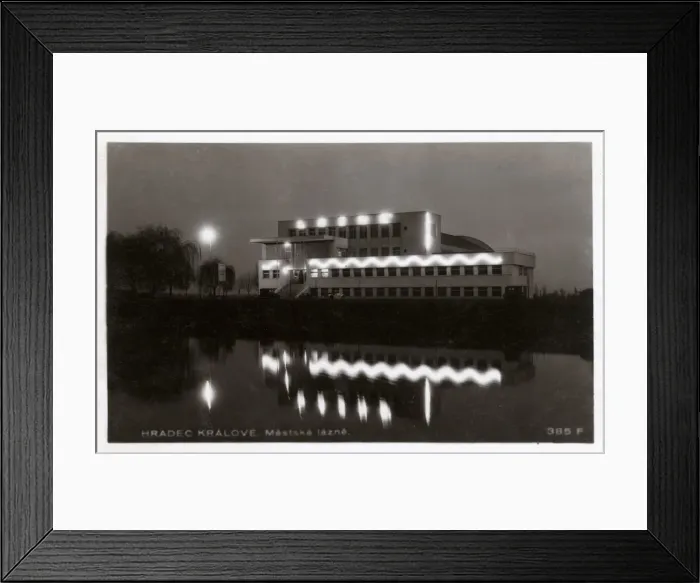 Framed Print : Czech Republic - Hradec Kralove - Mestke Lazne (Baths)
