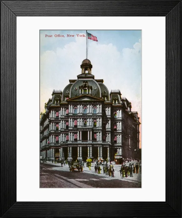Framed Print : The New York Post Office, New York, USA Framed Print : The New York Post Office, New York, USA