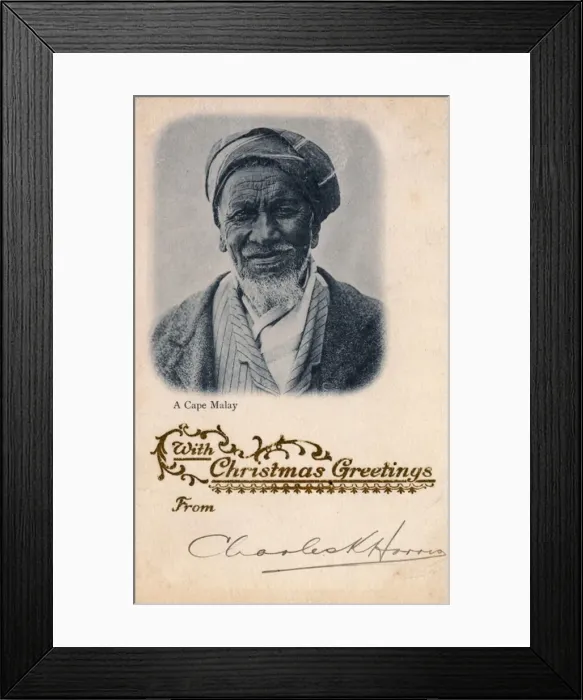 Framed Print : South Africa - Elderly Malay Man of the Cape Framed Print : South Africa - Elderly Malay Man of the Cape