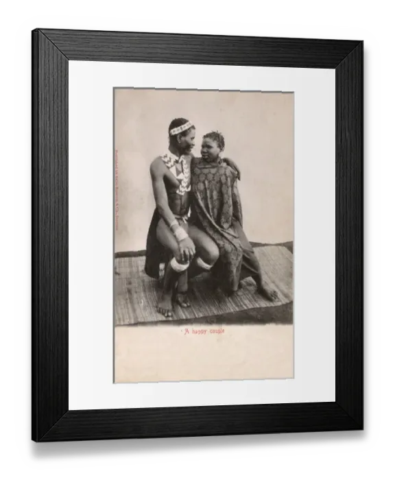 Framed Print : South Africa - A Happy Couple Framed Print : South Africa - A Happy Couple