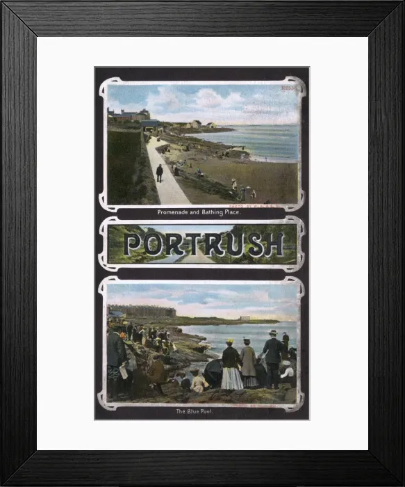 Framed Print : Portrush, County Antrim, Northern Ireland - Ladies Bathing Framed Print : Portrush, County Antrim, Northern Ireland - Ladies Bathing