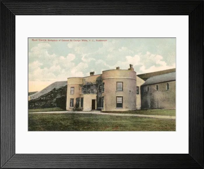 Framed Print : Rook Castle - Birthplace of Sir George White VC, Portstewart Framed Print : Rook Castle - Birthplace of Sir George White VC, Portstewart