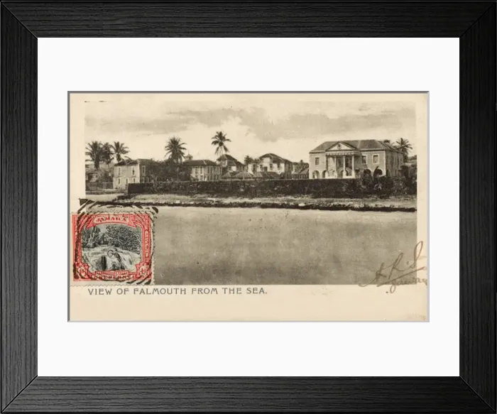 Framed Print : Falmouth, Jamaica - View from the Sea Framed Print : Falmouth, Jamaica - View from the Sea