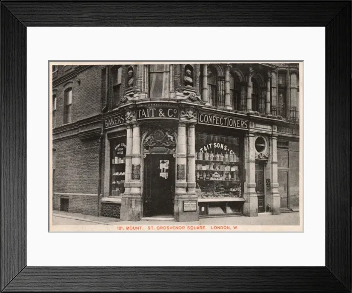 Framed Print : Mount Street Post Office - Grosvenor Square, London Framed Print : Mount Street Post Office - Grosvenor Square, London