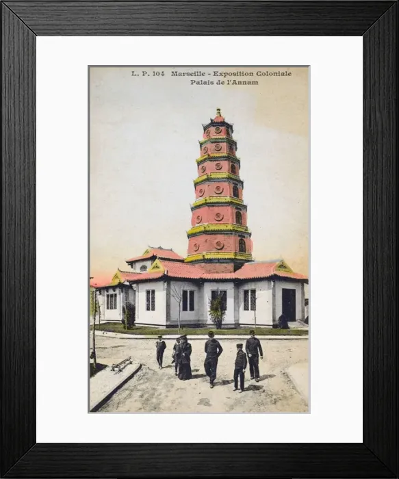 Framed Print : Marseille Colonial Exhibition - Marseille, France Framed Print : Marseille Colonial Exhibition - Marseille, France