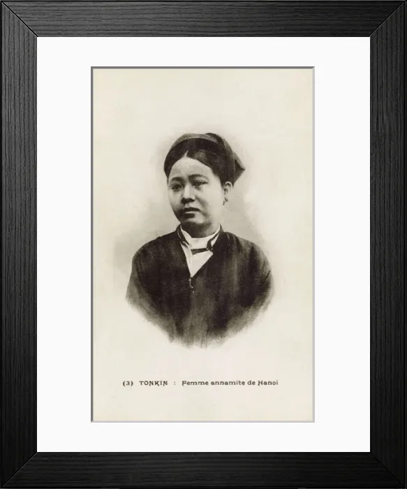 Framed Print : Woman from the Annam Province, Vietnam in Hanoi Framed Print : Woman from the Annam Province, Vietnam in Hanoi
